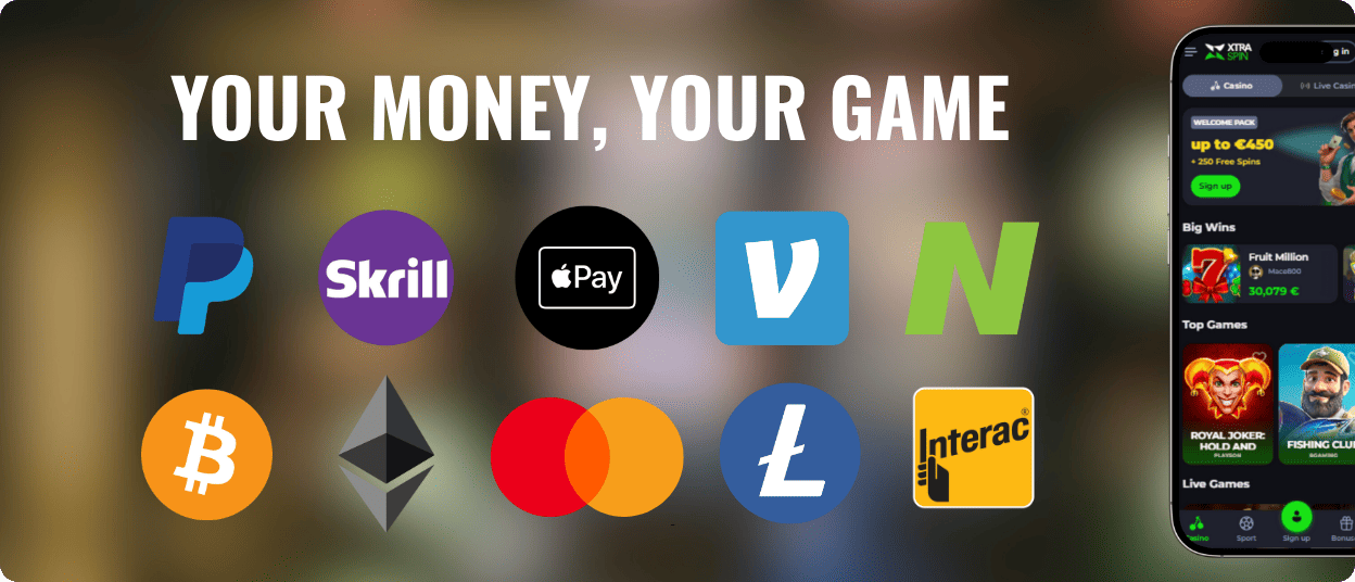 xtra spin payment methods